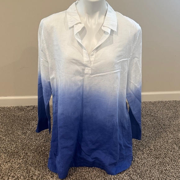 Vineyard Vines Blue and White Ombre Tunic - Picture 1 of 2